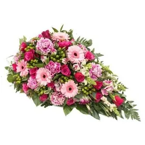 Ir al producto: Cojin de rosas gerberas y claveles rosas