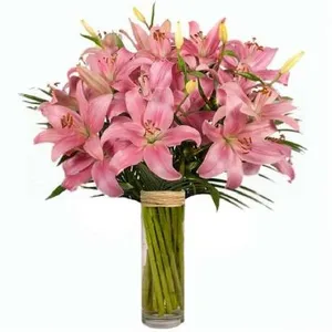 Ir al producto: Ramo de liliums rosas