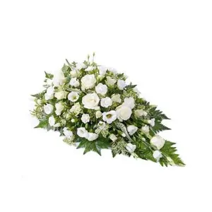 Ir al producto: Cojin funerario de rosas y lisianthus